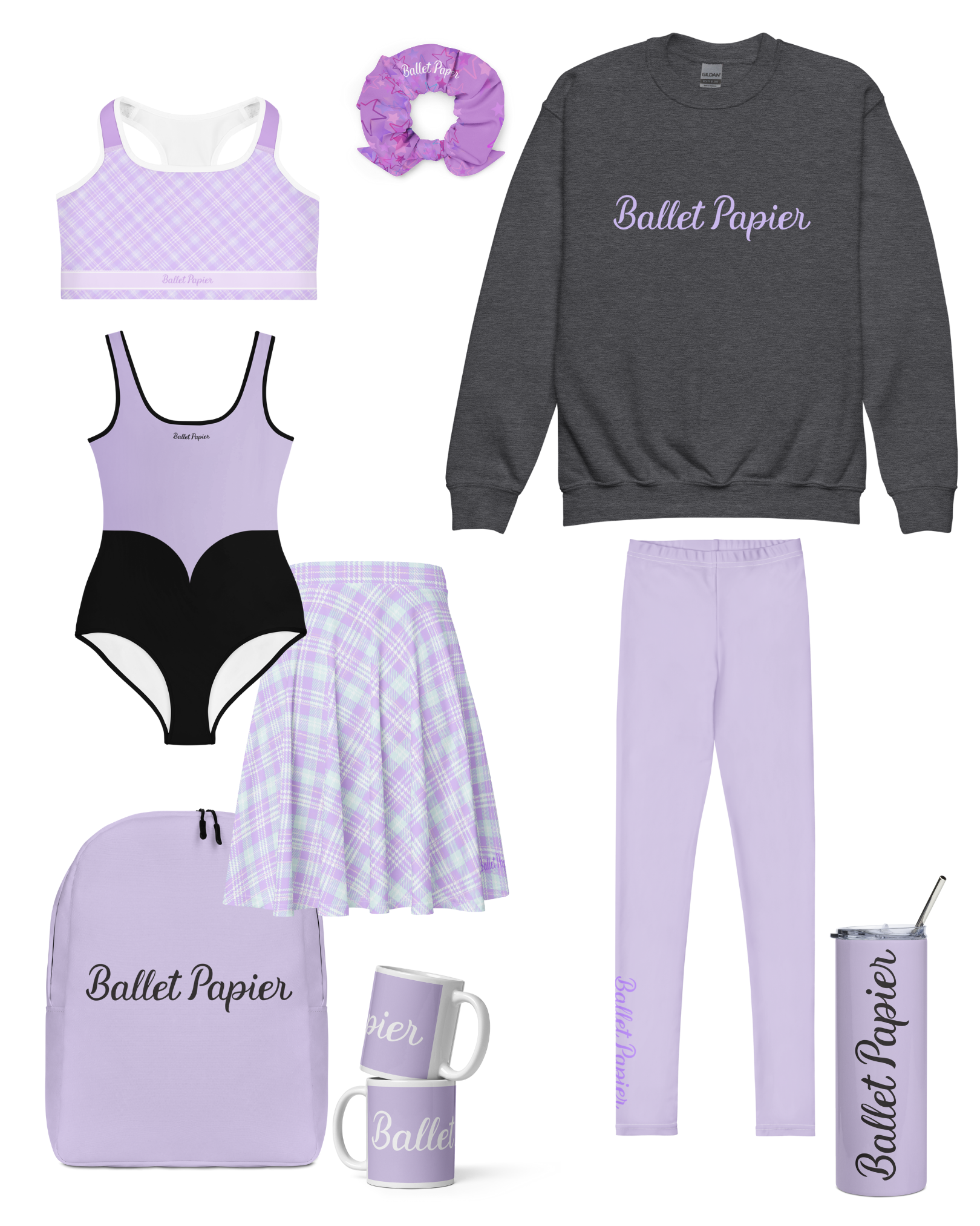 Ballet Papier Lilac Leggings — Women
