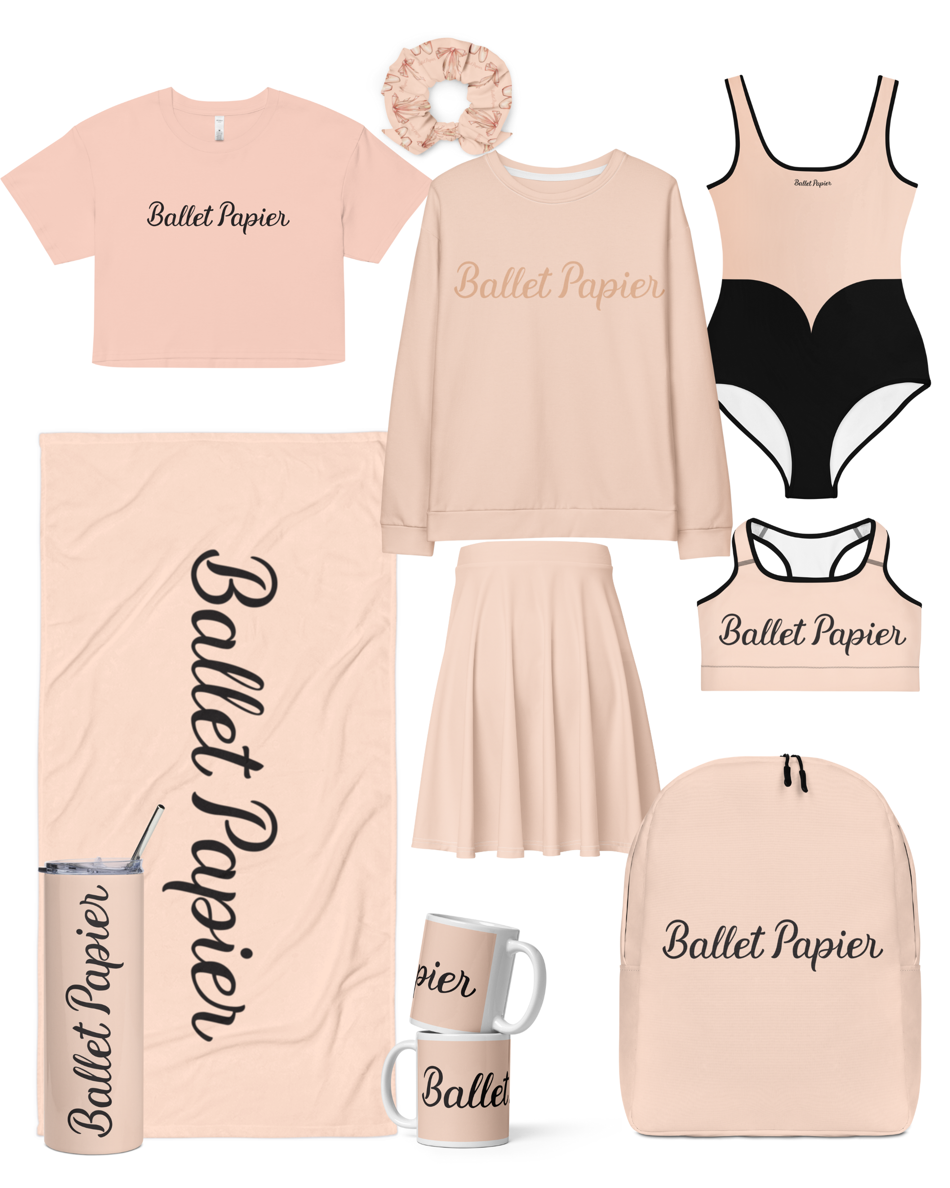 Ballet Papier Soft Peach Mug