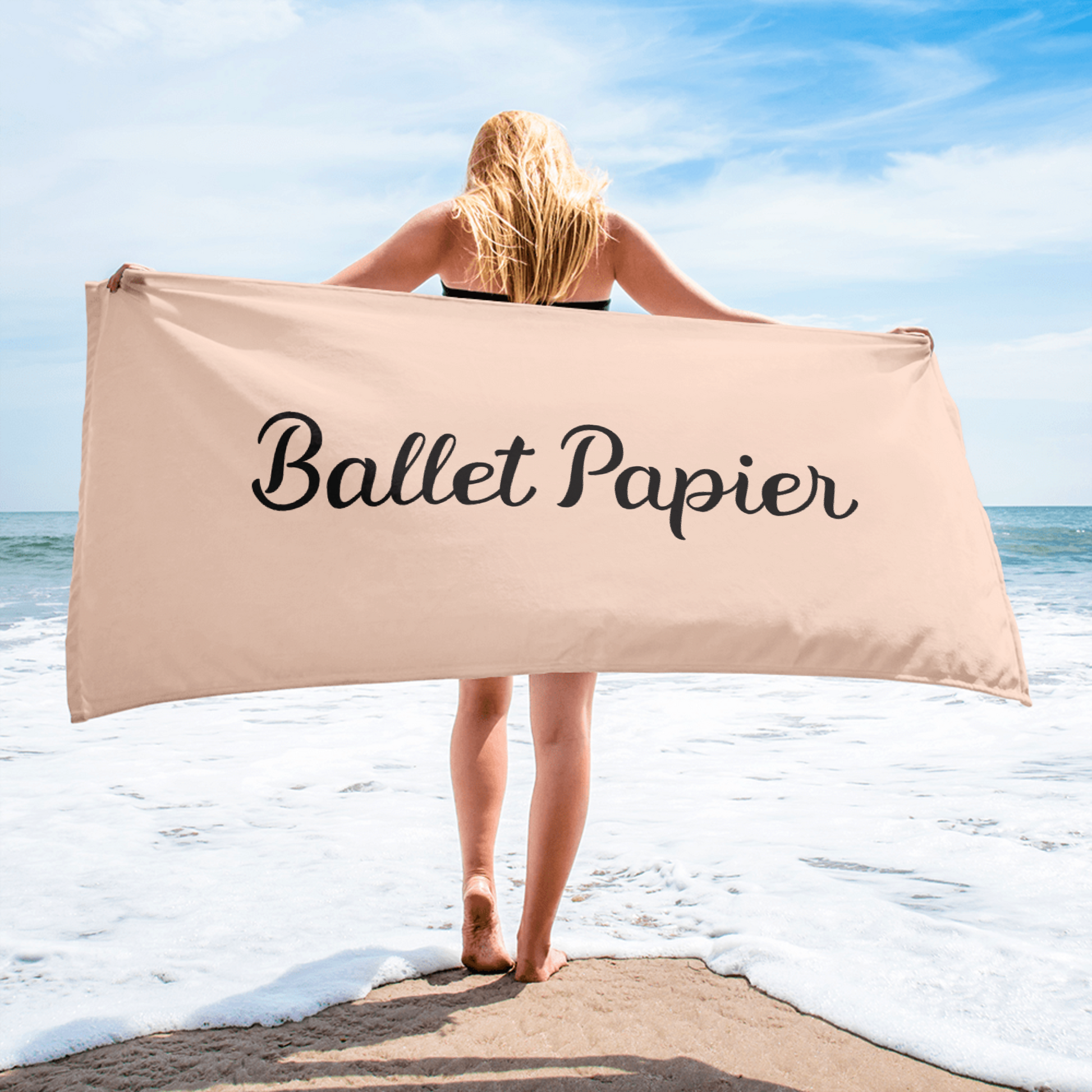 Ballet Papier Soft Peach Towel