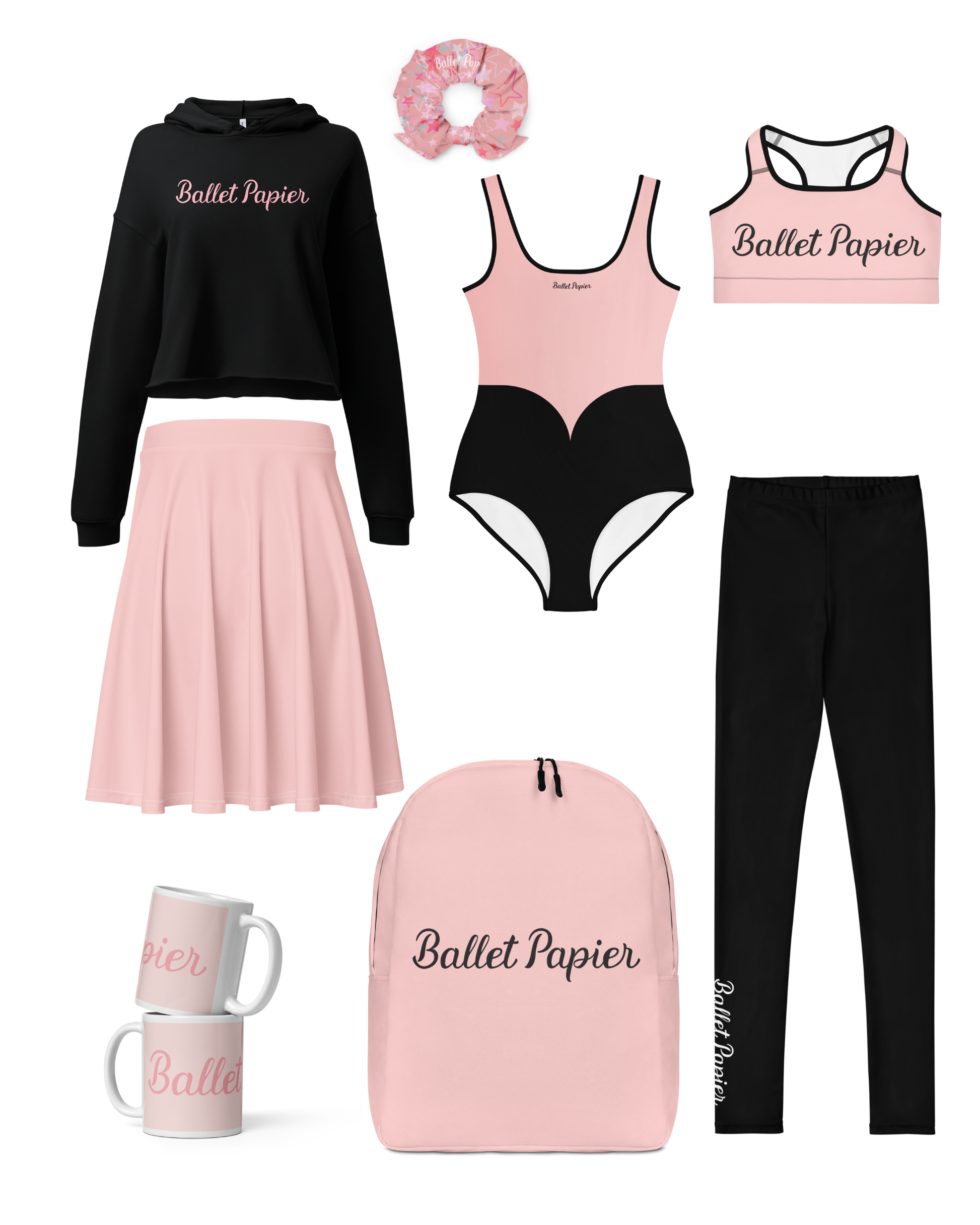 Ballet Papier Pink Backpack