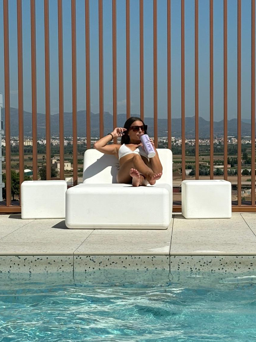 Ballet Papier Lilac Stainless steel tumbler