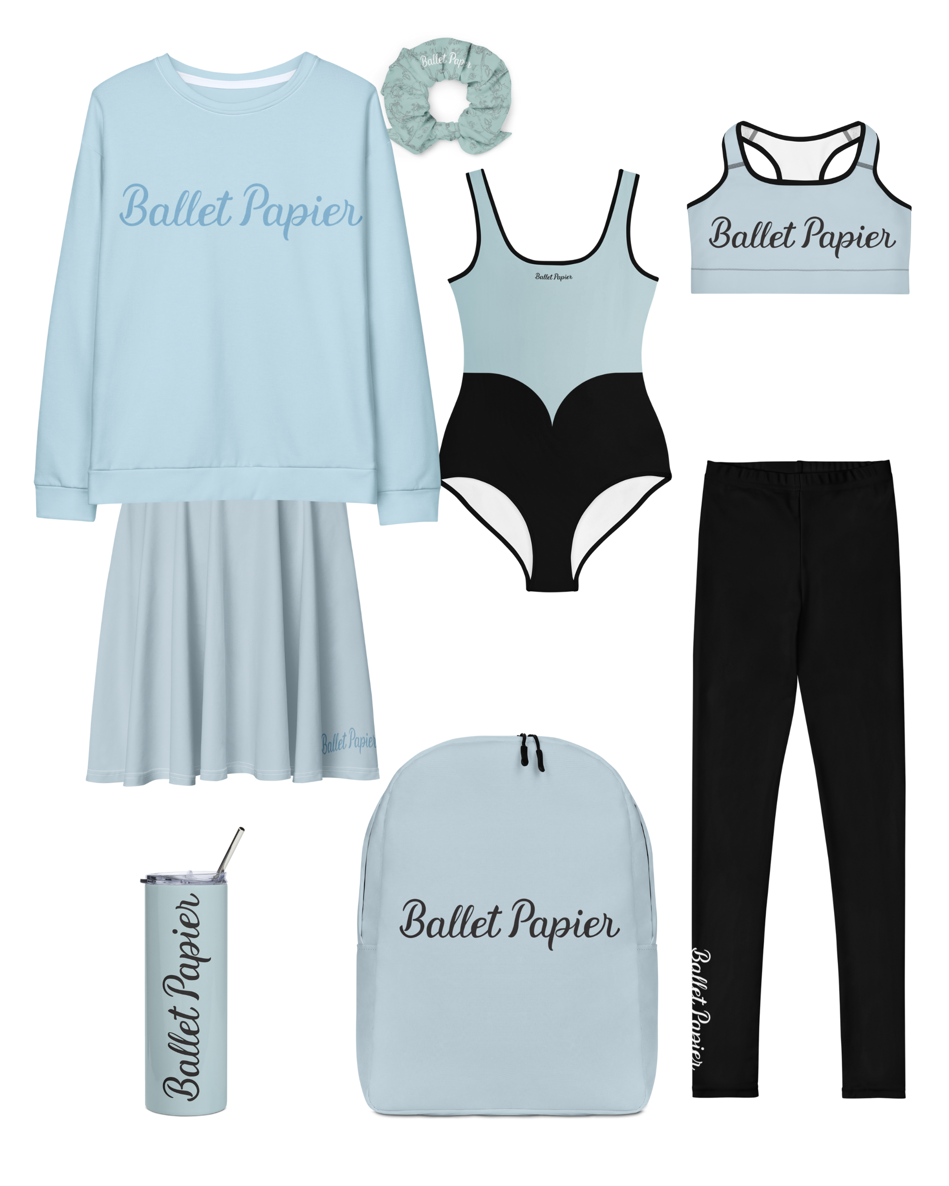 Ballet Papier Teal Sweatshirt