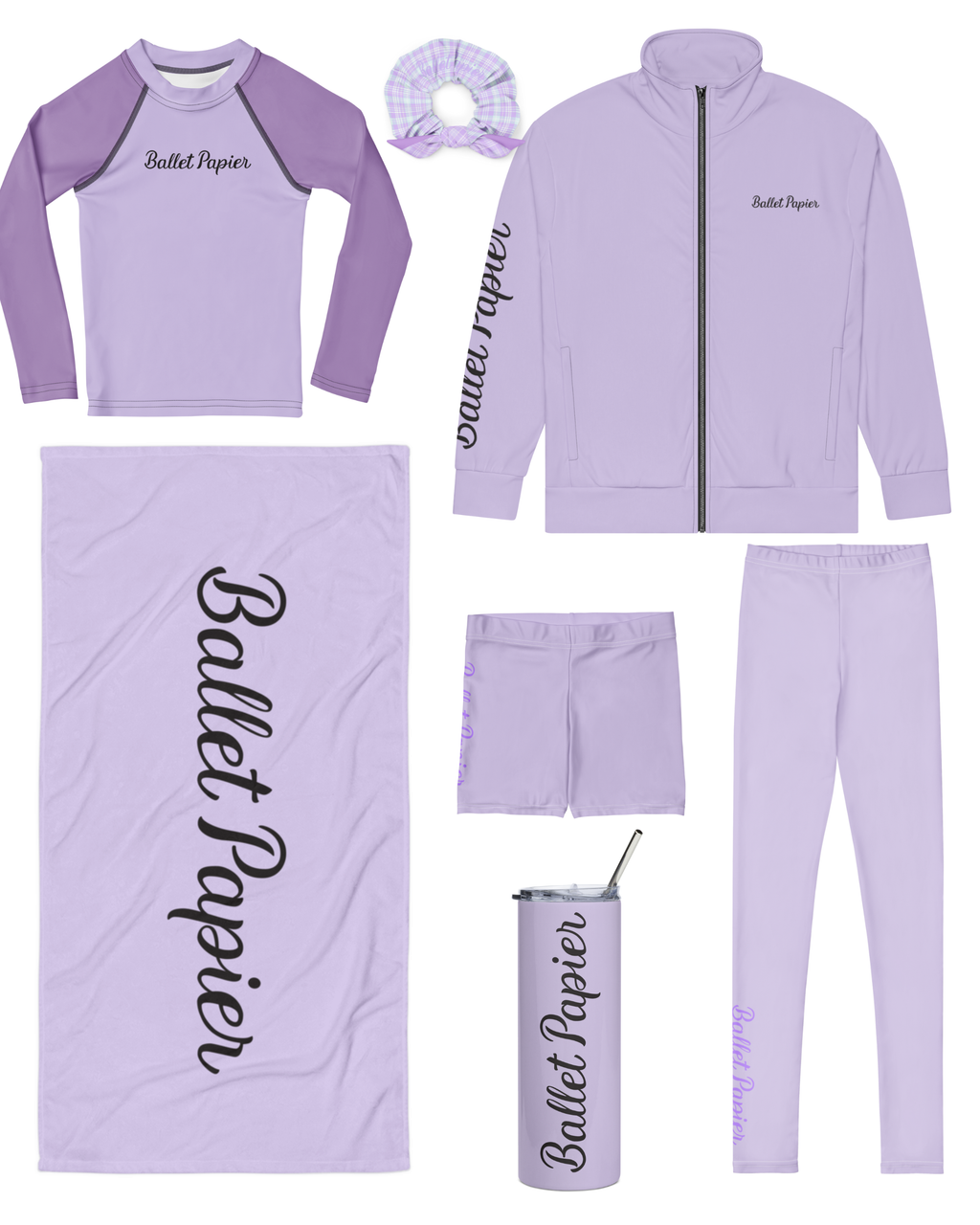 Ballet Papier Lilac Leggings  — Youth 8-20