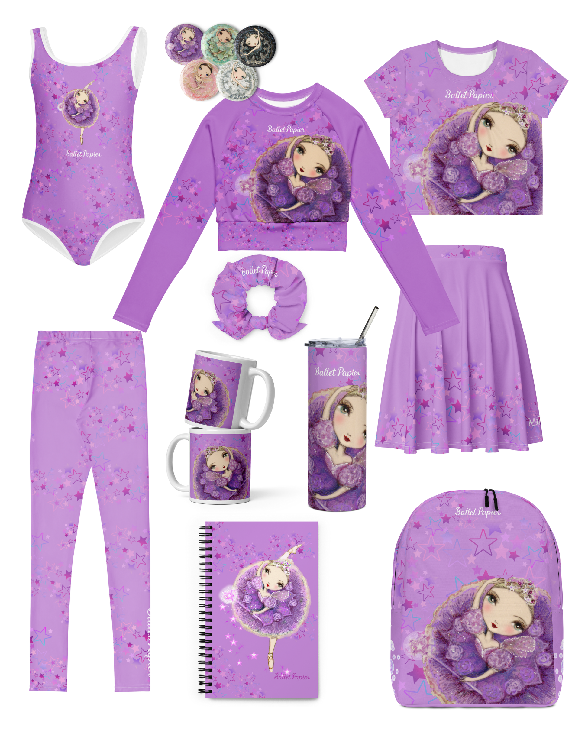 Lilac Fairy Scrunchie