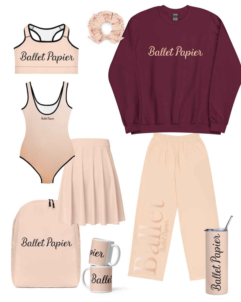 Ballet Papier Soft Peach Backpack