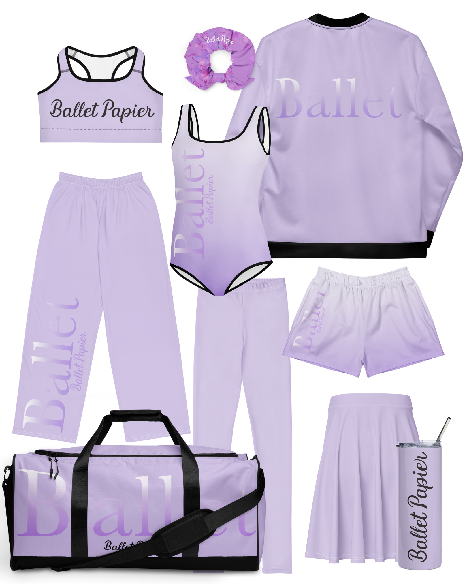 Ballet Lilac Flow Fit Shorts