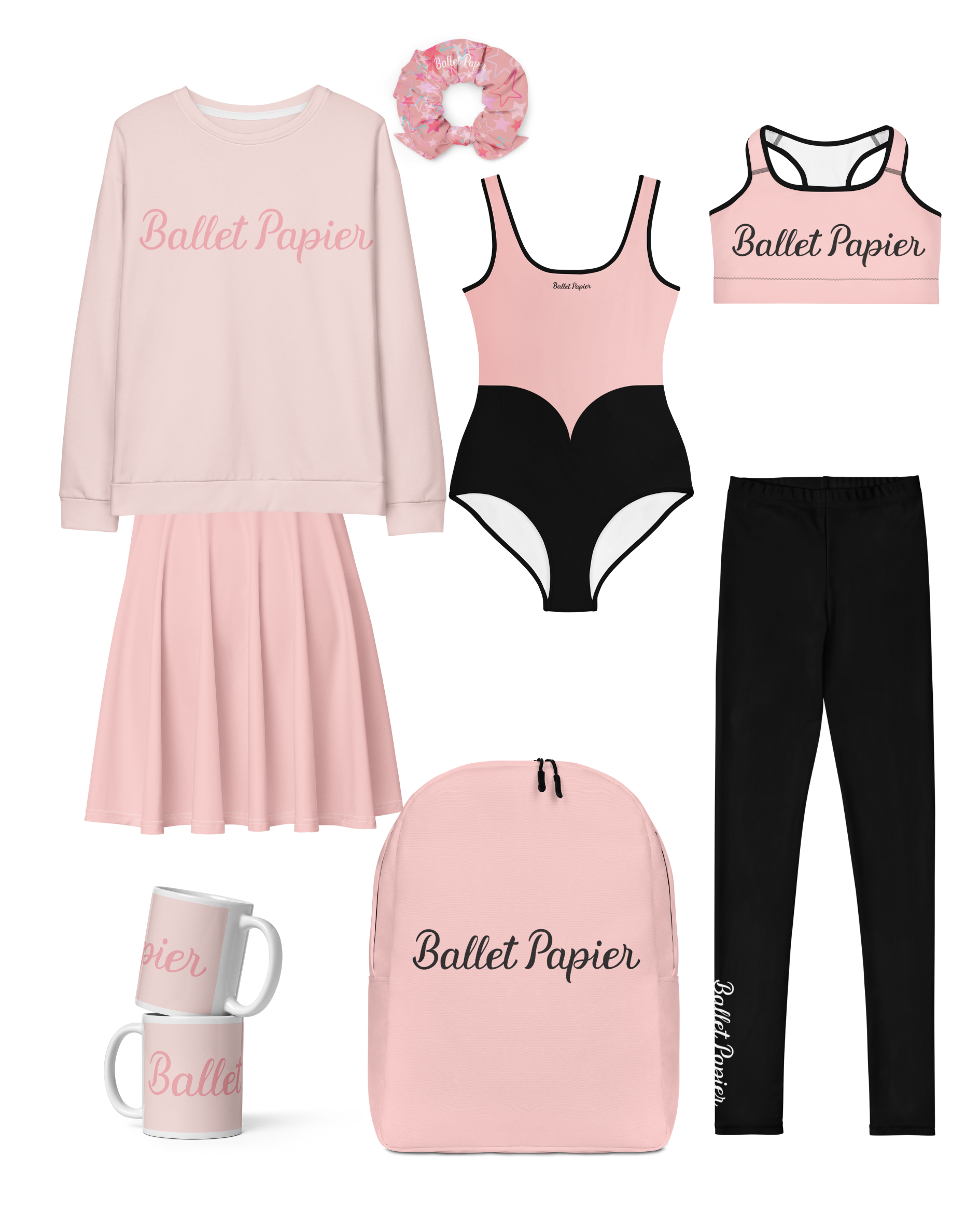Ballet Papier Soft Pink Sweatshirt
