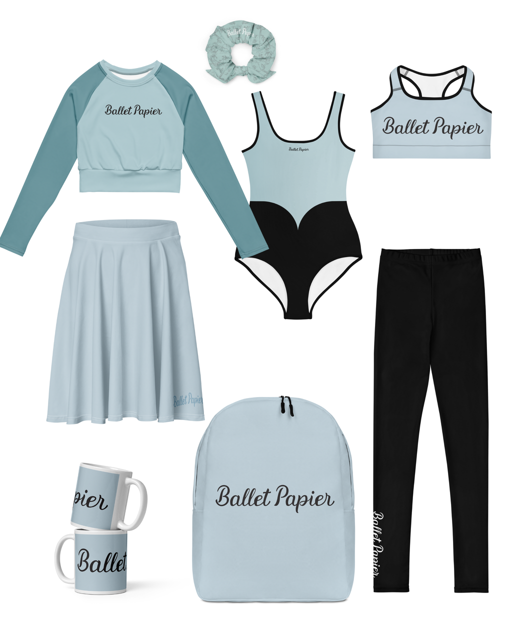 Ballet Papier Teal Mug