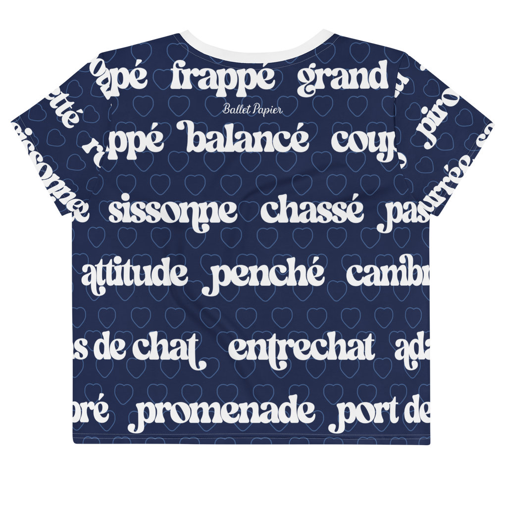 Ballet Love Language Crop Tee