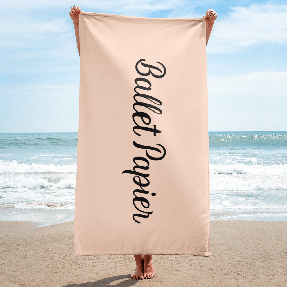 Ballet Papier Soft Peach Towel