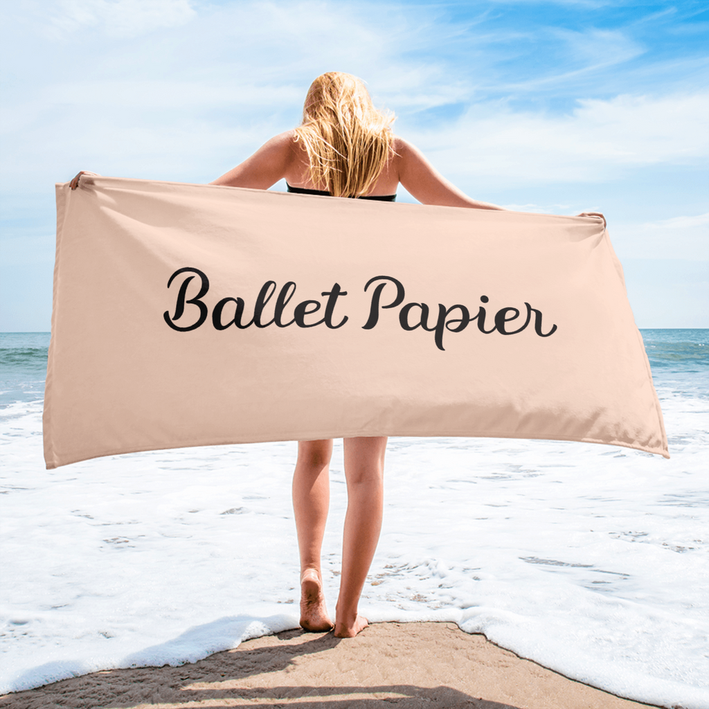 Ballet Papier Soft Peach Towel