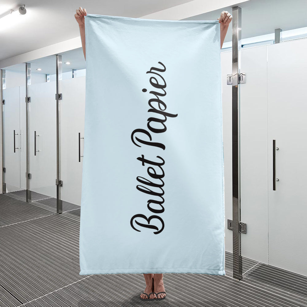 Ballet Papier Teal Towel